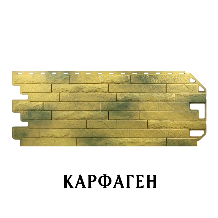 Фасадная панель "Кирпич антик Карфаген" 1160х450х17мм