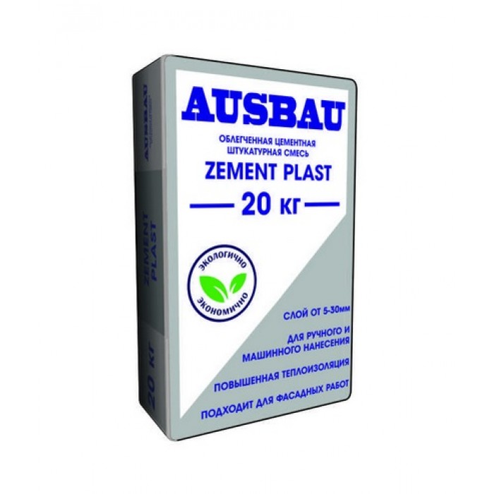 Ausbau PLAST ZEMENT штукатурка цементная 20кг