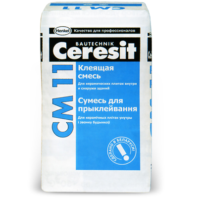 Ceresit CM 11 Plus клей для керамической плитки и керамогранита 25кг