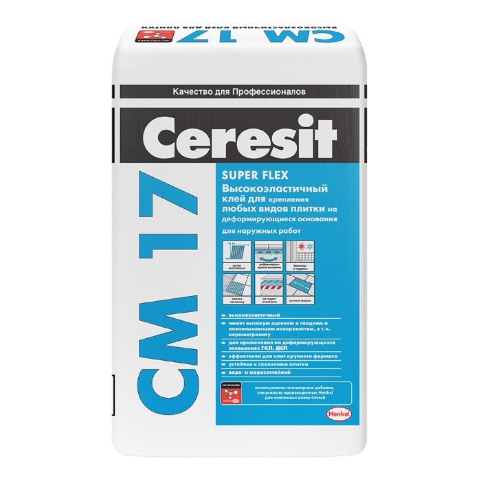 Ceresit CM 17 клей универсальный высокоэластичный 25кг