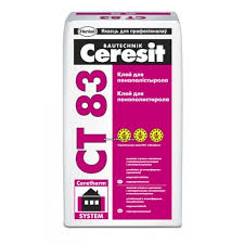 Ceresit CT 83 смесь клеевая для крепления плит из пенополистирола 25кг