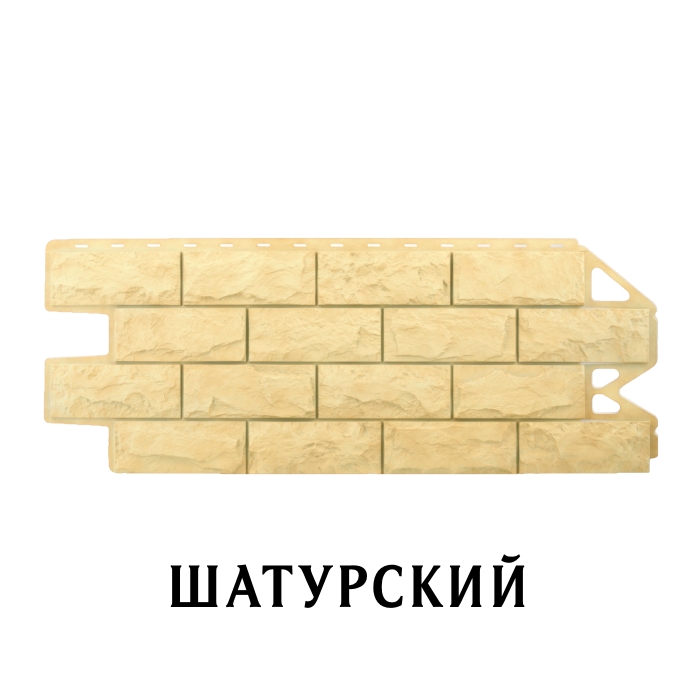 Фасадная панель "Фагот Шатурский" 1160х450х22мм