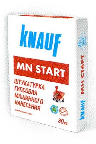 Knauf MN Start штукатурка гипсовая машинного нанесения 30кг
