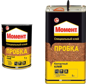 Клей "Момент Пробка", 1 л