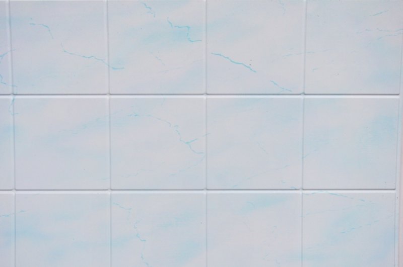 Панель ПВХ мозаика кафель "Мрамор голубой" 485*960мм