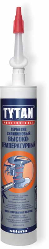 Герметик Tytan высокотемпературный, красный, 310 мл
