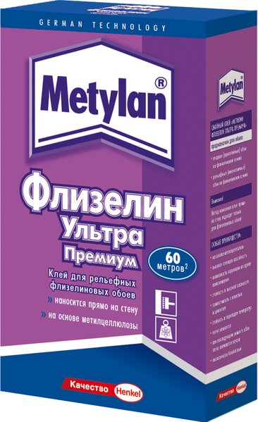 "Metylan" клей обойный "Флизелин Ультра Премиум", 0,25 кг