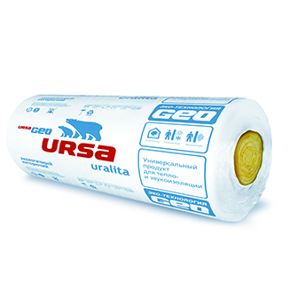 Утеплитель "URSA" М-15 8500*1200*50 (уп.2шт.; 1,02м3; 20,4м2)